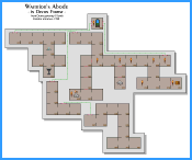 map of Warrior's Abode with one correction